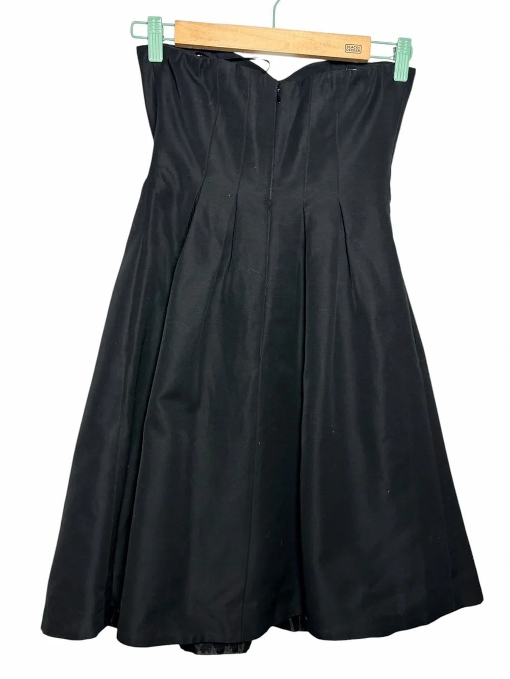 J Crew Marlie Dress Black Strapless Sweetheart Fit & Flare Cocktail Dress 0